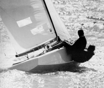 New York Long Island Sound Star Boats racing sailboats ~ 1970s postcard sku207 