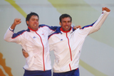 Gold Medalists Iain Percy and Andrew Simpson