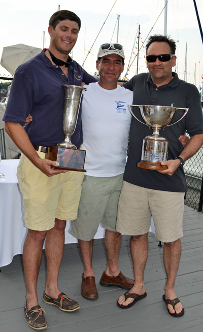 Winners Drew Plominski and Peter Cusick.