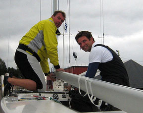 Finnish Champions 2008, Mathias Dahlman (right) and Eki Heinonen