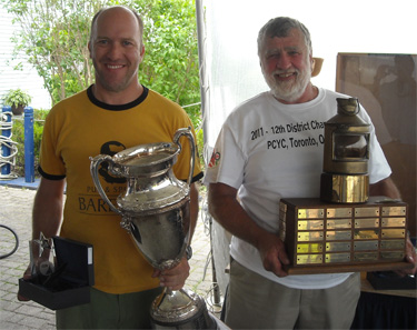 Winners Terry Line and Larry Scott.
