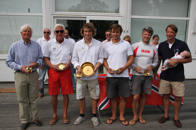 Left to right: H. Braasch, J. Diercks, T. Elsner, M. Grasse, M. Ilgenstein, P. Behn with his son.