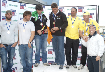 Skandia podium Photo: onEdition.