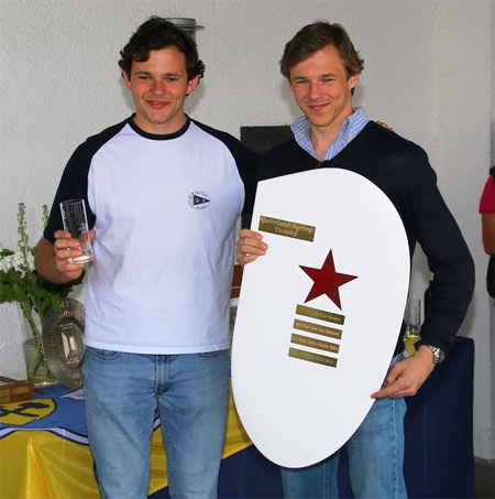 Winners Dominik and Simon Fallais