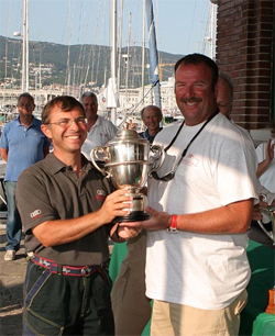 Winner Gianfranco No� and Sandro Ulcigrai