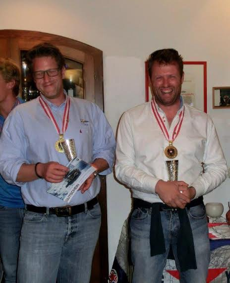 Austrian Champions Nehammer and Urban. Photo by Christa Lux.