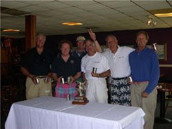 Dr. David Oursler Memorial Trophy Winners, Jeep Jallade, Dan North, Bob Greenlee, Bob Flower, Bob Bradford and Roger Pickall