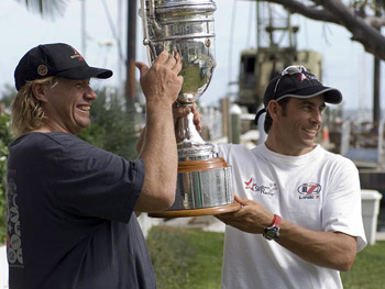 Bacardi Cup winners David Giles and Hamish Pepper. Photo by Fried Elliott.