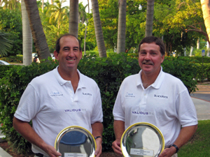 Winners Peter Bromby and Lee White