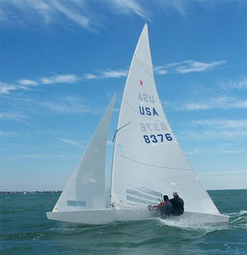 Jud Smith and Brian Fatih in the big wind.