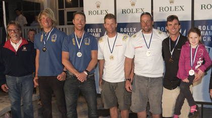 Podium at the Rolex MOCR. Photo by Rolex/Daniel Forster. 