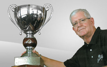 Tito Bacardi with the Bacardi Cup