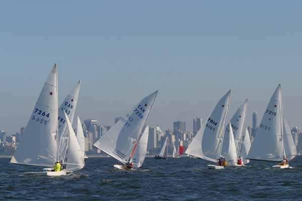 Star sailing in Vancouver.           photo by Jens Fischer