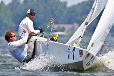 Leaders Tom Londrigan Jr. and Steve Cutting. Photo by Fried Elliott.